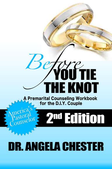 before you tie the knot a premarital counseling workbook for the diy couple