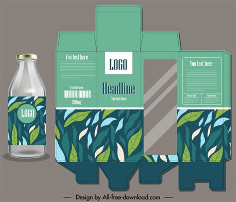 Box Packaging Design Templates Vectors Free Download Graphic Art Designs