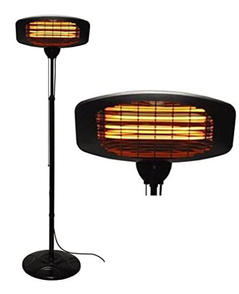 Electric convector heater 1 kw 2 adjustable heat settings free standing uk. Futura 2 IN 1 Electric Outdoor Garden Patio Heater 2000W ...