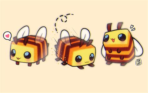 Minecraft Bees By Foxlett Myconfinedspace