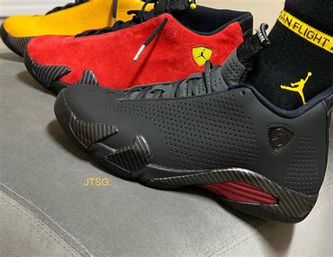 The design also includes carbon fiber shark teeth on the midsole and a chrome grill shank plate that also pay tribute to ferrari. Review : que vaut la Air Jordan 14 Retro SE Black Ferrari BQ3685-001