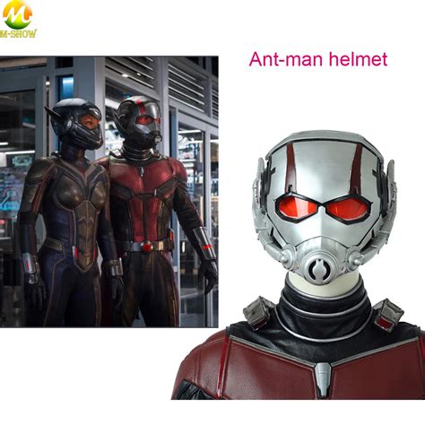Ant Man And The Wasp Adult Mask Cosplay Costume Helmet Dark Gray Mirror