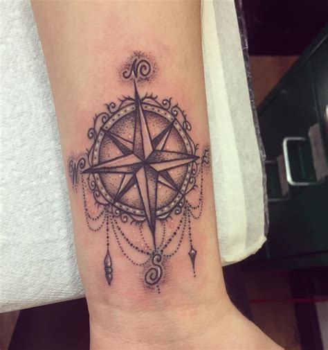 The origin of the modern viking compass, also known as a vegvísir, comes out of the huld manuscript, a collection of far earlier viking/icelandic material, and the galdrabok, an ancient icelandic book of magic compiled by four individuals, dated as early as 1600 ad. 28+ Wrist Tattoo Designs, Ideas | Design Trends - Premium ...