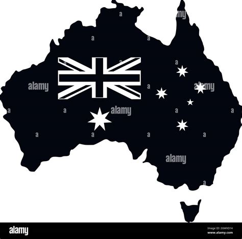 Australia Icon Simple Style Stock Vector Image And Art Alamy