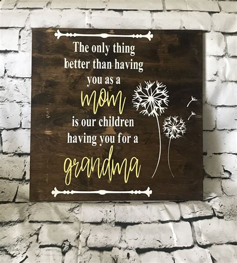 Wooden Sign For Mom Mothers Day T Wooden Home Decor For Mom