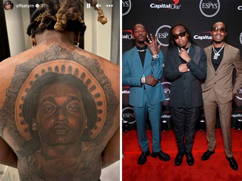 Offset Revealed A Large Back Tattoo Tribute To Late Cousin And Migos