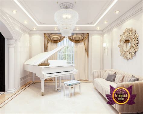 Discover The Stunning Piano Room In A Royal Interior