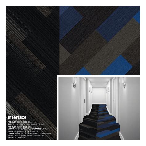 Interface Carpet Skinny Planks Commercial Carpet Tiles Carpet Tiles