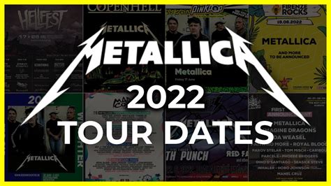 METALLICA Announced European Summer 2022 FESTIVAL Tour DATES | News ...