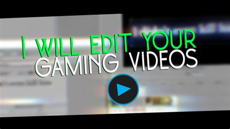 Edit Your Gaming Videos And Montages By Spxtzy Fiverr