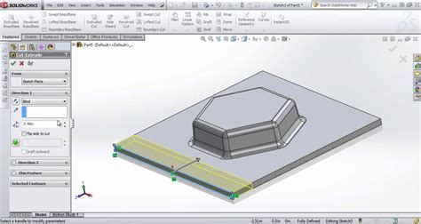 Solidworks Sheet Metal Custom Form Tools Solidworks Tutorial By