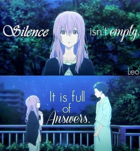 Take a visual walk through their career and see 469 images of the characters they've voiced and listen to 34 clips that showcase their performances. Anime: A silent voice #animequotes | Anime qoutes, Anime quotes, Anime films