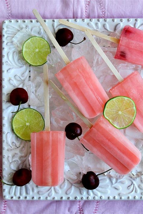 Cherry Limeade Popsicles Recipe Eat Your Books