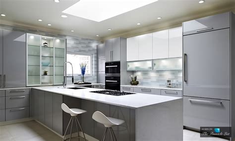 Stunningly Modern High Gloss Kitchen Design In Norman Oklahoma The