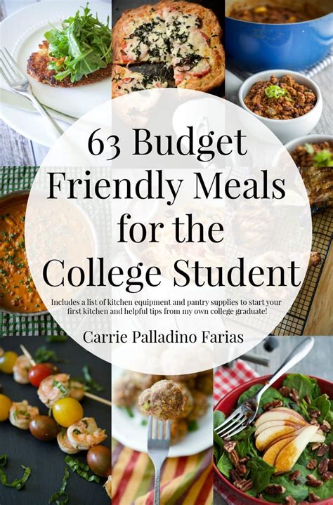 A Collage Of Images With Text That Reads63 Budget Friendly Meals For