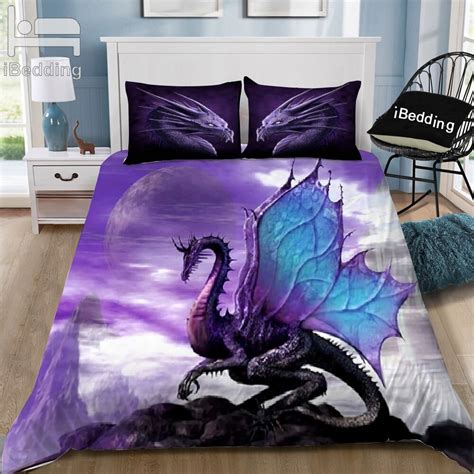 Buy products such as casa 7 piece reversible comforter set at walmart and save. Luxury Red Skull Dragon Bedding Set 3D Printed Duvet Cover ...