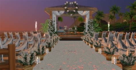Pier Wedding Beach From Liily Sims Desing • Sims 4 Downloads