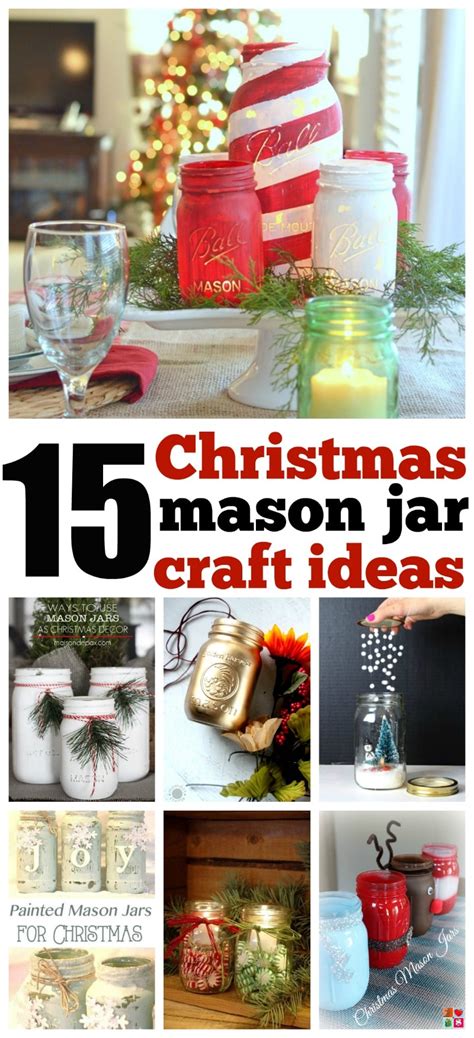 15 Amazing Mason Jar Christmas Crafts Momdot