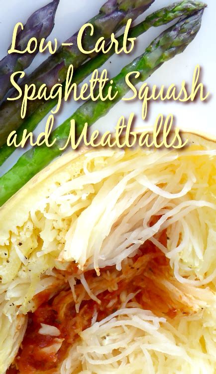 Low Carb Spaghetti Squash And Meatballs Recipe Working Traveling Mom