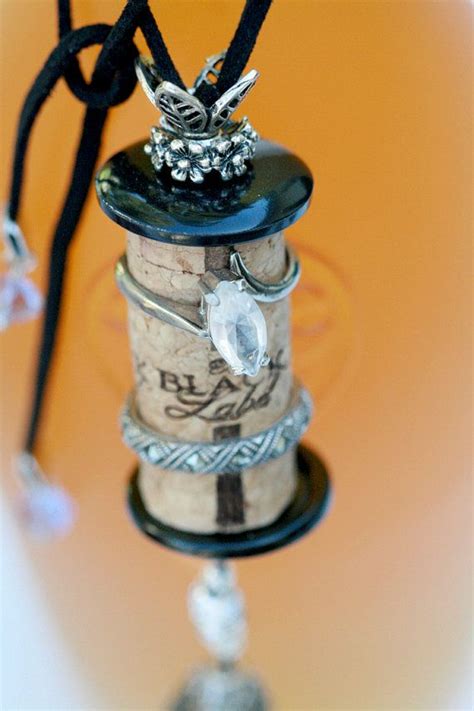 Cork Necklace Or Wine Bottle Dangle Cute Idea Craft Ideas