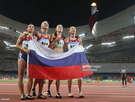 Russias Evgeniya Polyakova Yulia Gushchina Yuliya Chermoshanskaya News Photo Getty Images