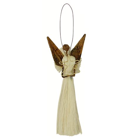 Kenyan Banana Fiber And Sisal Angel Ornament Xmas Tree The Black Art