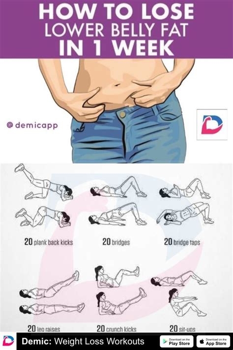 Best ways to lose belly fat in 1 week Pin on Fit app
