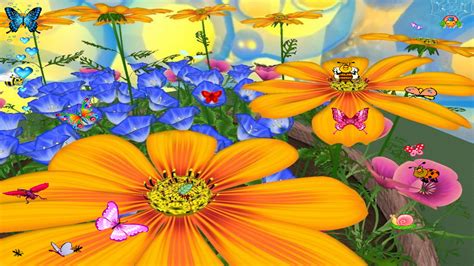 Free Flowers Screensaver For Windows 10 Flowers And Butterflies