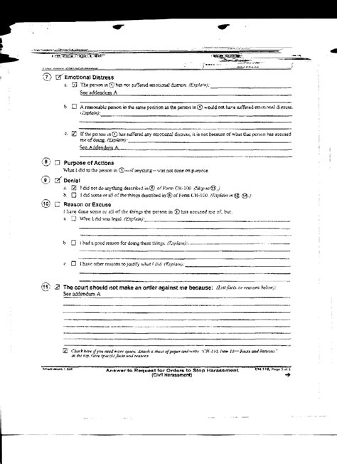Klassen Answer: David Klassen Restraining Order Answer Rulings & Sworn Answer (start page 3)