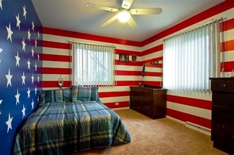 American Flag Bedroom Ideas