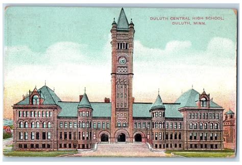 1908 Duluth Central High School Exterior Building Duluth Minnesota Mn