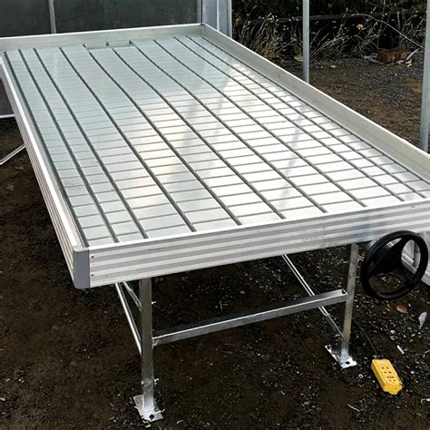 Skyplant Greenhouse Rolling Bench Ebb And Flow Bench Greenhouse