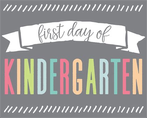 24 Colorful First Day Of School Signs