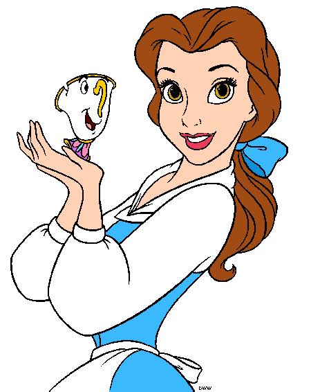 Photo Of Belle Clipart For Fans Of Disney Princess Beauty And The