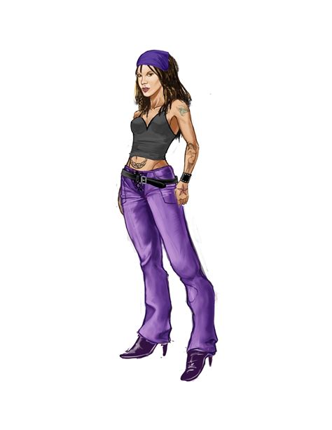 Early Concepts For Shaundi From Saints Row 2