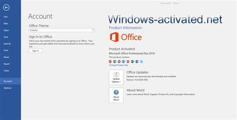 How To Activate Office 2016 Office 2016 Activator