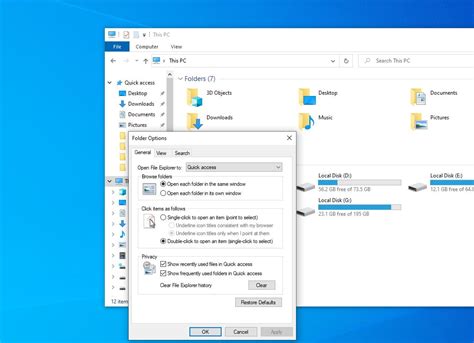 How Make File Explorer Open To This Pc Instead Of Quick Access Windows 10