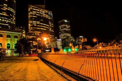 Sydney Skyline During Night Time Stock Photo Image Of Neilll