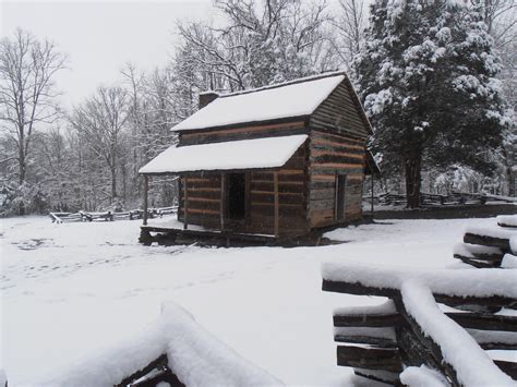 American Travel Journal Snow In Cades Cove Great Smoky Mountains
