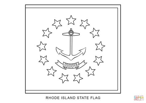 Cliparts drawings silhouettes cliparts coloring pages icons all images. Flag of Rhode Island coloring page | Free Printable ...