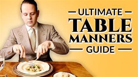 Table Manners Ultimate Guide To Dining Etiquette Artofit