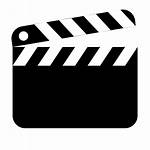 Icon Film Clapperboard Transparent Clip Clipground Vectorified