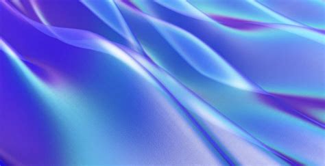 Wallpaper Abstract Flow Waves Neon Blue Surface Digital Art