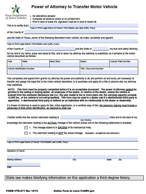Texas Car Title Transfer Form Form Vtr 346 Download Fillable Pdf Or