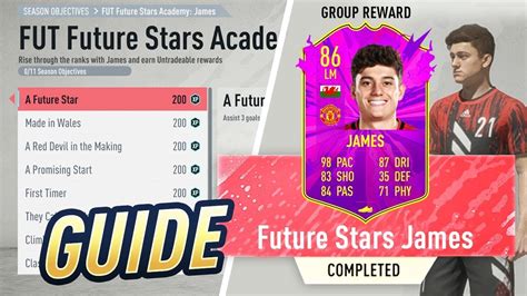This is his future stars card. HOW TO GET FUTURE STARS JAMES QUICKLY!! (FIFA 20) Season 4 ...
