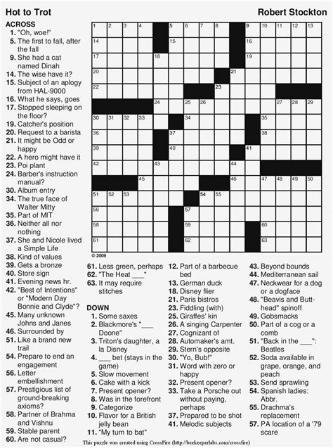 Our easy printable crossword puzzles are great for home or classroom use. Very Easy Printable Crossword Puzzles | Printable Crossword Puzzles
