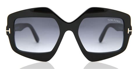 Tom Ford Ft0789 Tate 02 01b Sunglasses Shiny Black Smartbuyglasses Uk