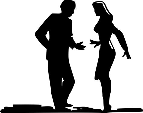 Woman And Man Silhouette Png