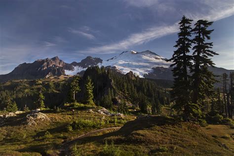 Park Butte Lookout And Mount Baker