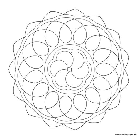 Printable lol surprise doll coloring pages for kids of all ages. Easy Mandala Sc4f9 Coloring Pages Printable